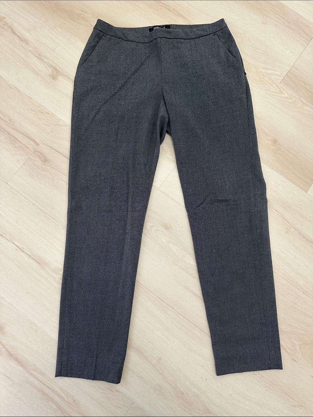 Ellen Tracy Gray Slim Women's Dress Trousers
